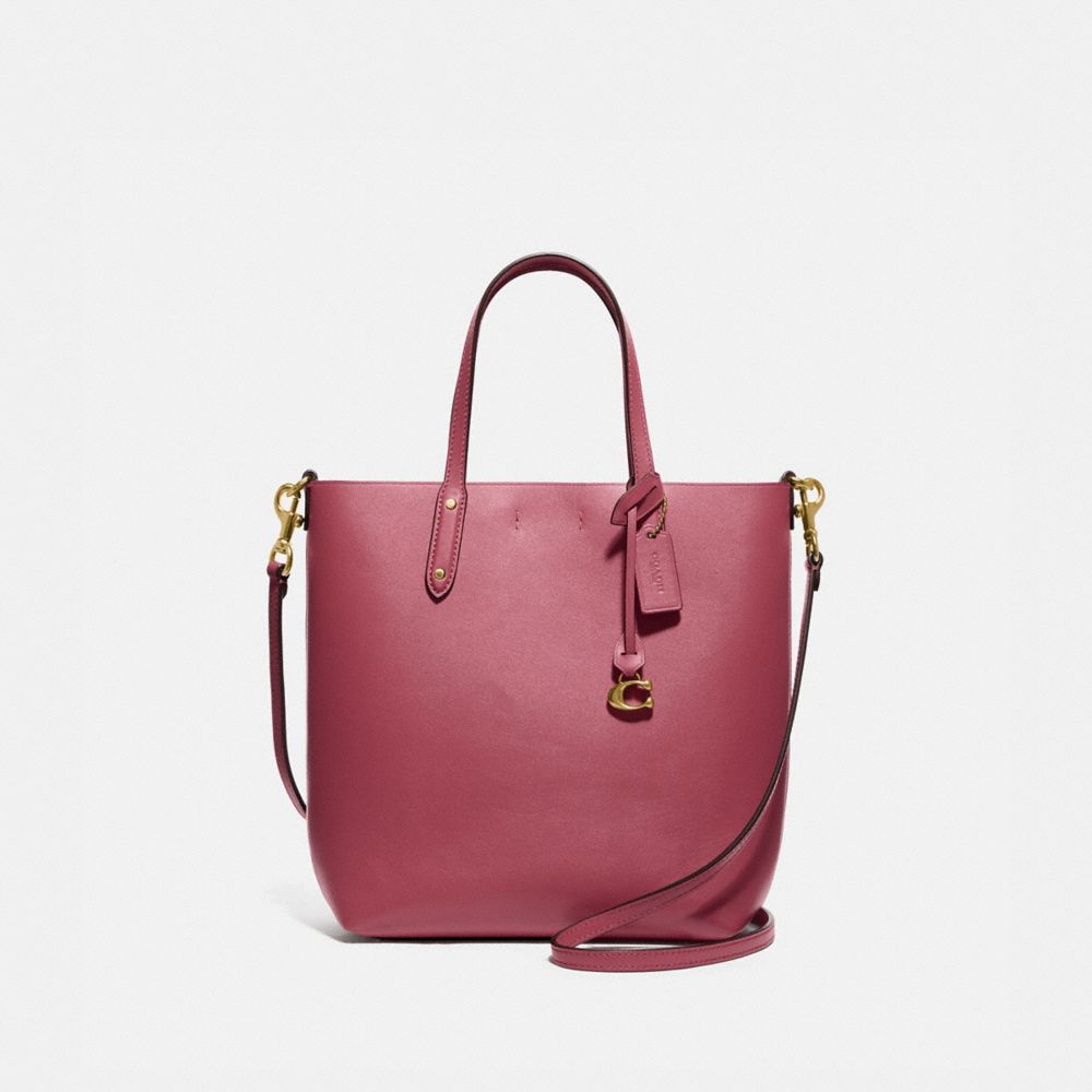 COACH 78217 - CENTRAL SHOPPER TOTE GOLD/DUSTY PINK
