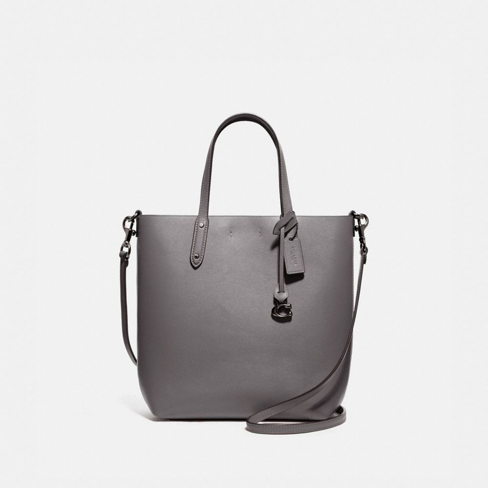 COACH 78217 Central Shopper Tote GUNMETAL/HEATHER GREY