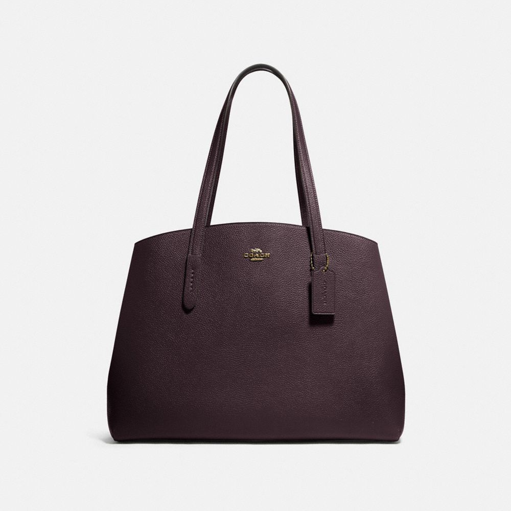 CHARLIE CARRYALL 40 - GD/OXBLOOD - COACH 78220