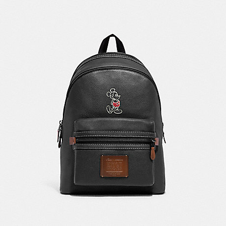 COACH 78564 Disney X Coach Academy Backpack With Mickey Black Copper/Black