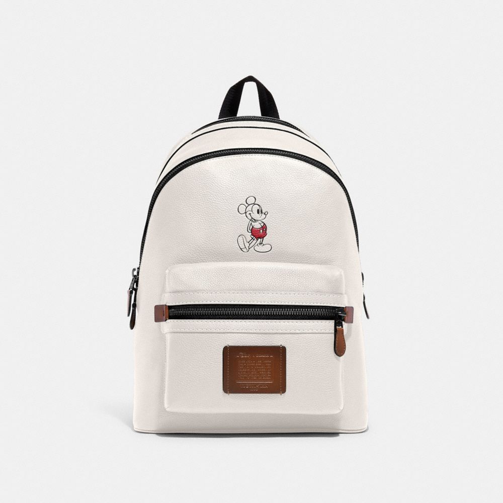 Disney X Coach Academy Backpack With Mickey - 78564 - Black Copper/Chalk