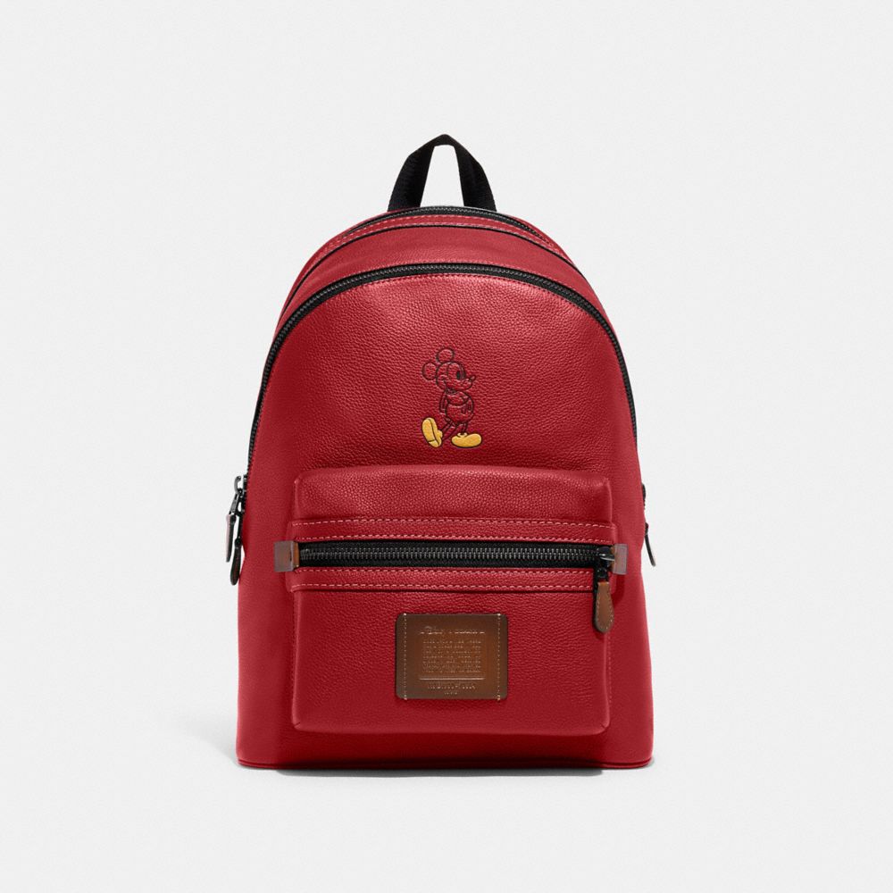 COACH 78564 Disney X Coach Academy Backpack With Mickey JI/1941 Red