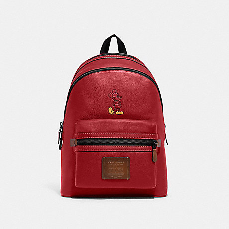 COACH 78564 Disney X Coach Academy Backpack With Mickey JI/1941-Red
