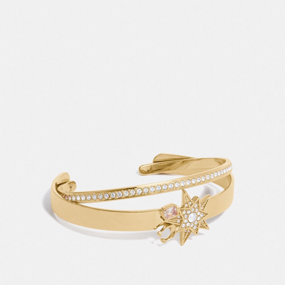 COACH COMPLIMENTARY BANGLE - GD/CRYSTAL - 78587