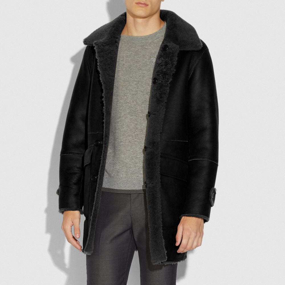 Reversible Shearling Coat