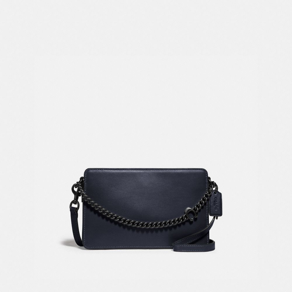 COACH SIGNATURE CHAIN CROSSBODY - V5/MIDNIGHT NAVY - 78801