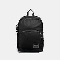 COACH 78828 - Pacer Tall Backpack With Coach Patch BLACK COPPER/BLACK