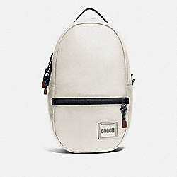 COACH Pacer Backpack With Coach Patch - BLACK COPPER/CHALK - 78830