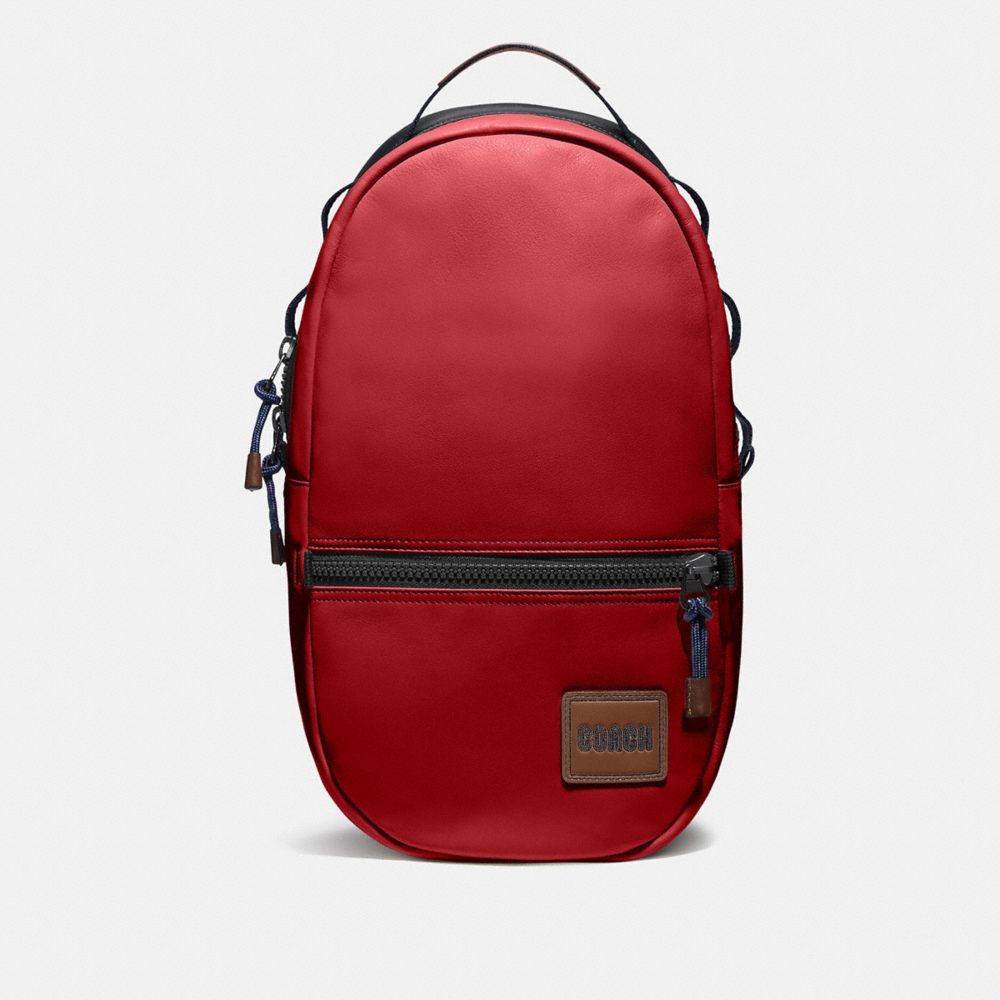 COACH 78830 - PACER BACKPACK WITH COACH PATCH JI/CARDINAL