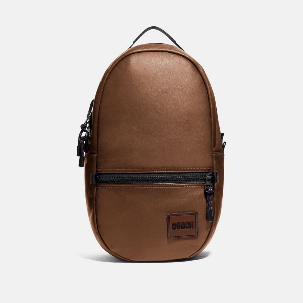 COACH 78830 Pacer Backpack With Coach Patch JI/SADDLE