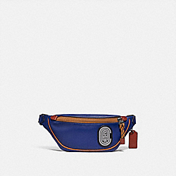 RIVINGTON BELT BAG 7 WITH REFLECTIVE COACH PATCH - 79045 - JI/SPORT BLUE MULTI