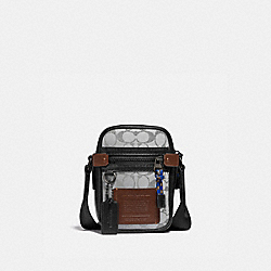 Dylan 10 In Reflective Signature Canvas - BLACK COPPER/SILVER - COACH 79049
