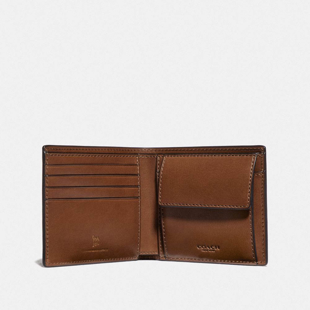 公式 Coach コーチ 二つ折り財布 メンズ