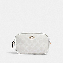 COACH 79209 Convertible Belt Bag In Signature Canvas IM/CHALK/GLACIERWHITE