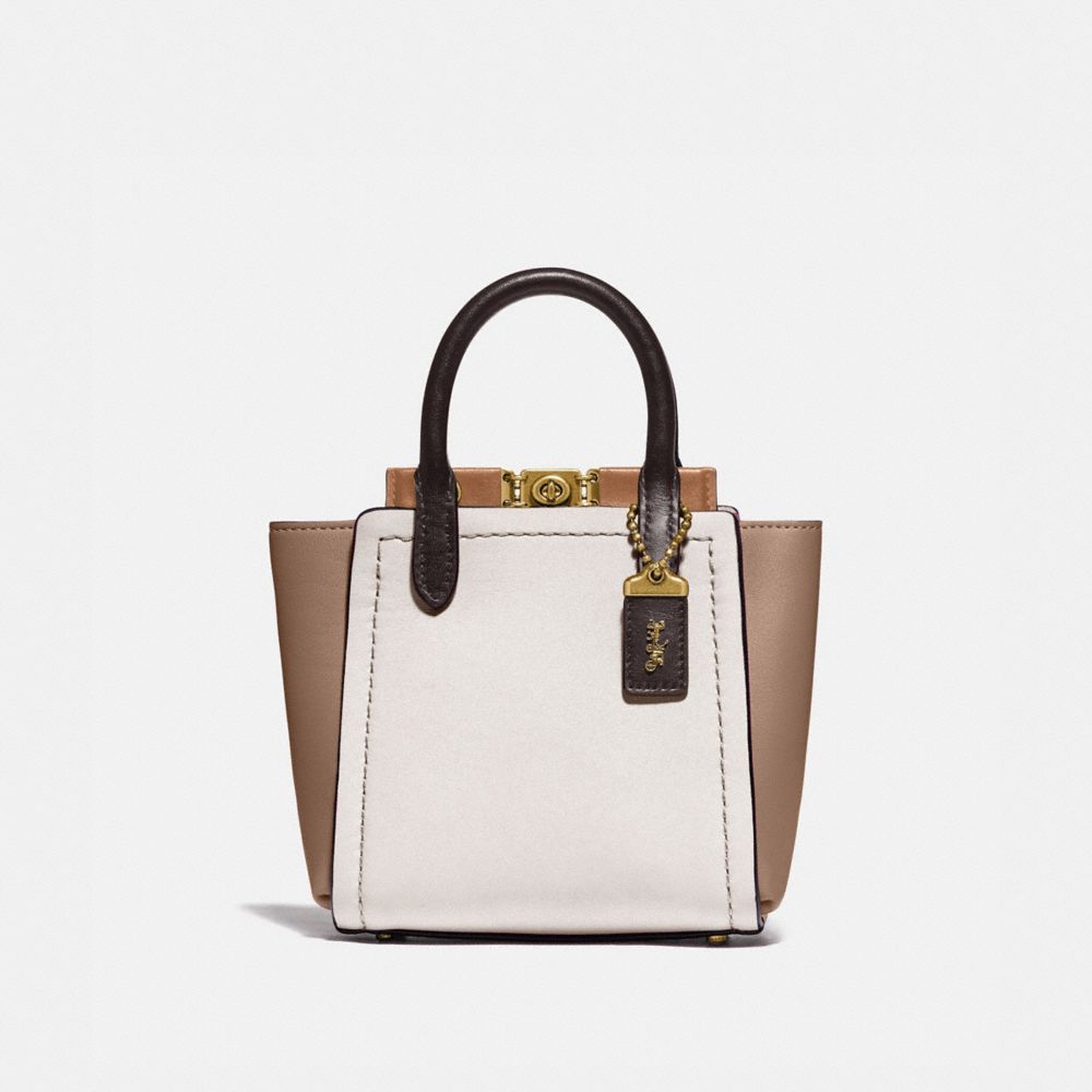 COACH 79293 TROUPE TOTE 16 IN COLORBLOCK B4/CHALK MULTI