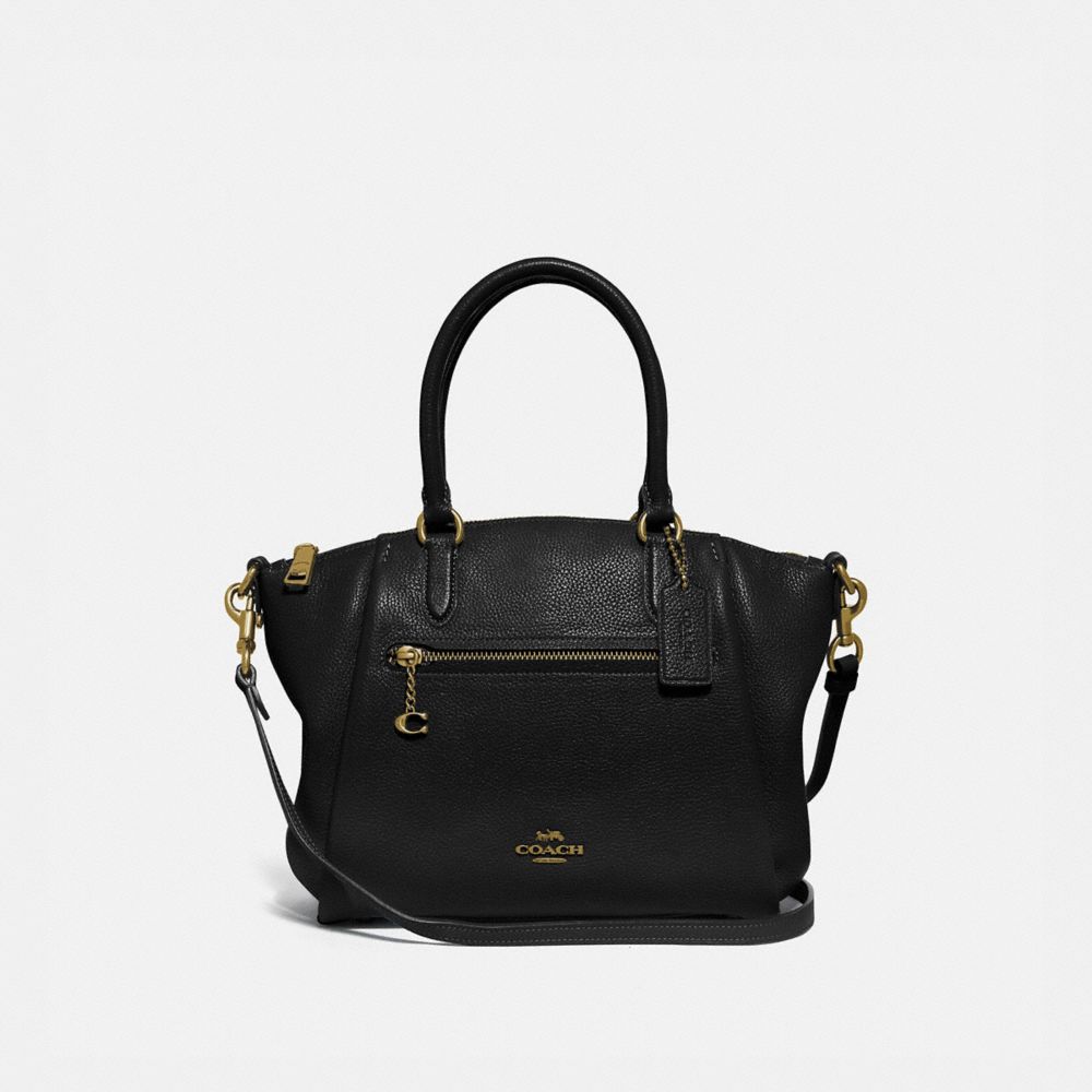 COACH 79316 Elise Satchel GOLD/BLACK