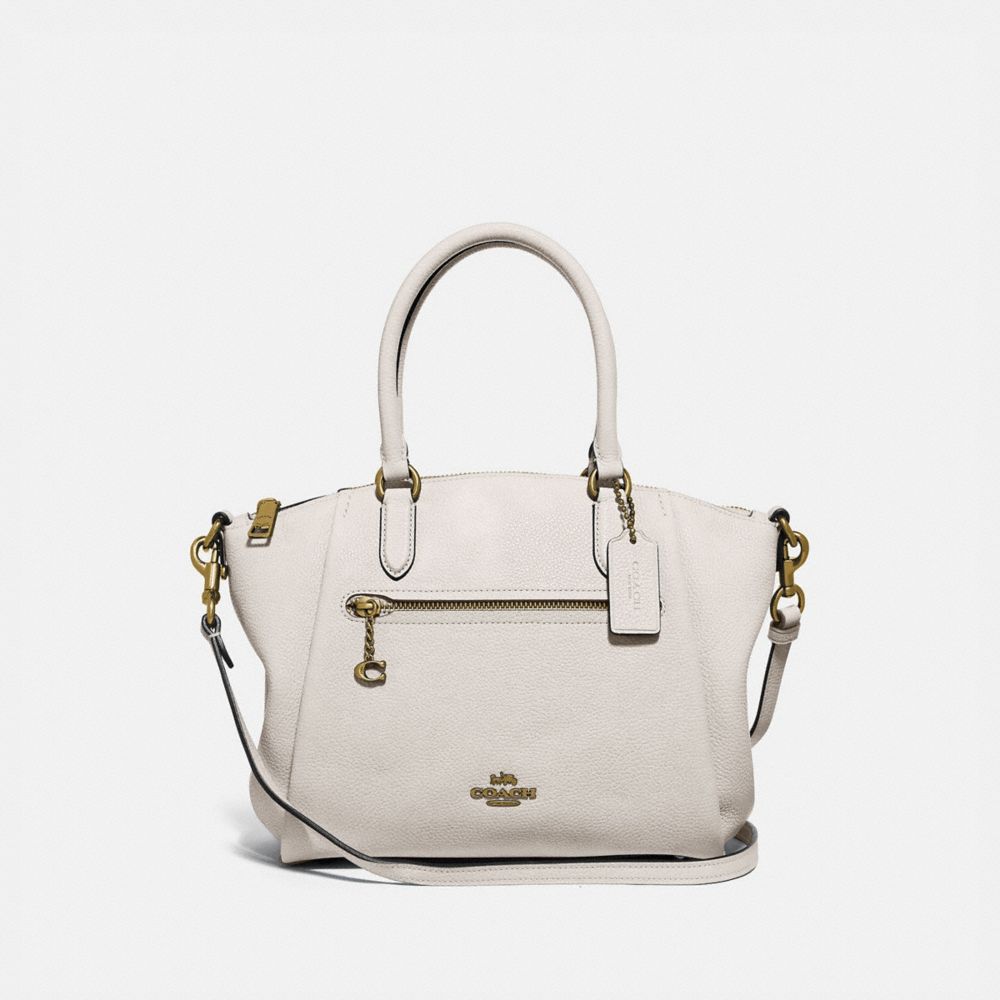 COACH 79316 Elise Satchel Gold/Chalk