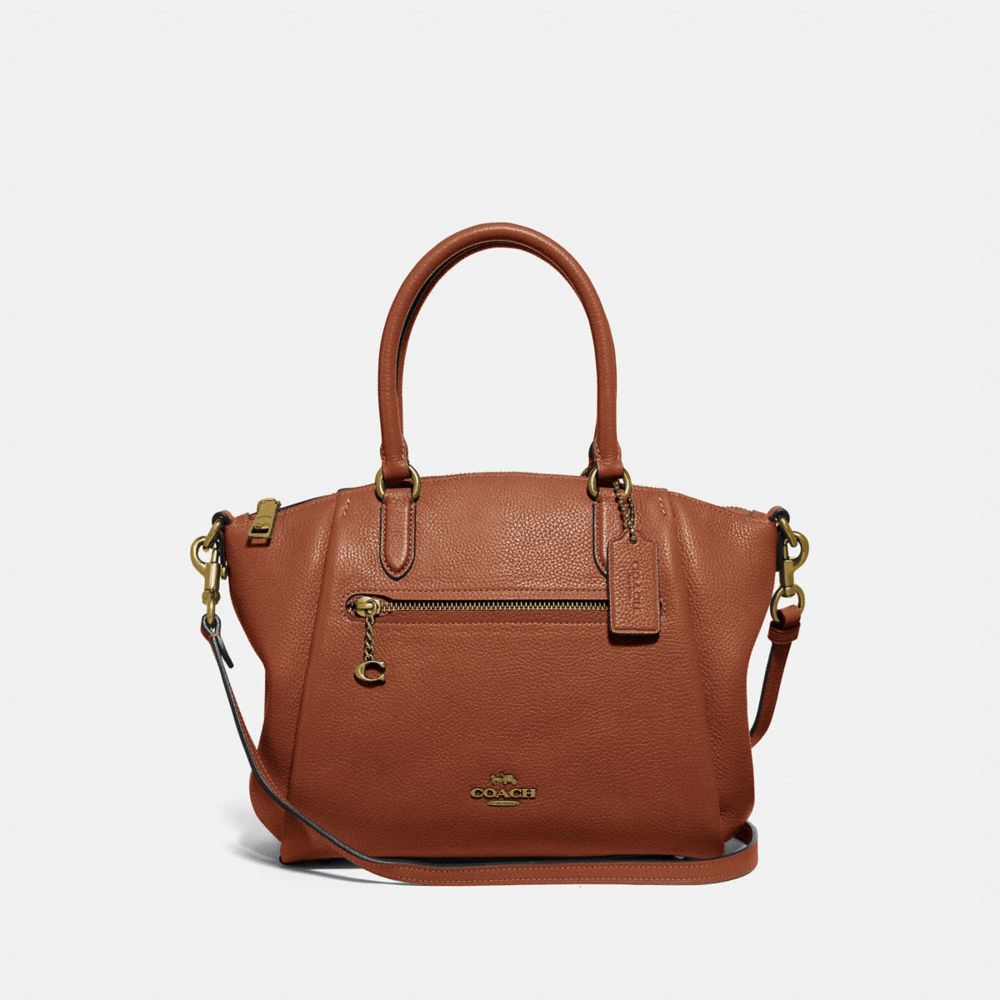 COACH 79316 Elise Satchel Gold/1941 Saddle