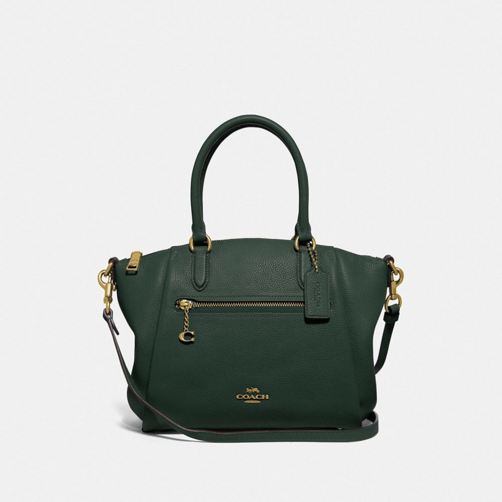 Elise Satchel - GOLD/AMAZON GREEN - COACH 79316