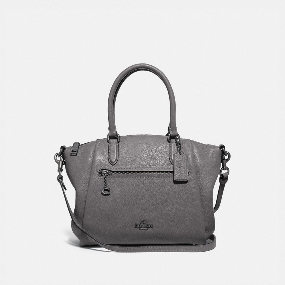 COACH ELISE SATCHEL - GM/HEATHER GREY - 79316