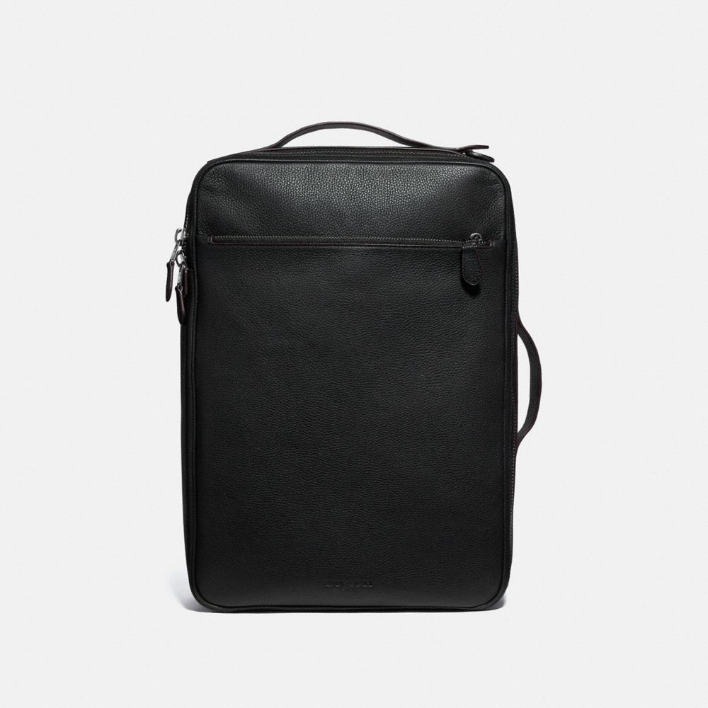 METROPOLITAN SOFT CONVERTIBLE BACKPACK - QB/BLACK - COACH 79542