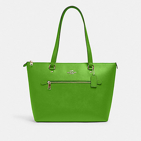 COACH 79608 Gallery Tote IM/Neon Green