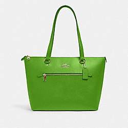 COACH 79608 Gallery Tote IM/NEON GREEN