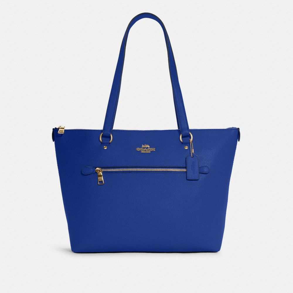 Gallery Tote - GOLD/SPORT BLUE - COACH 79608