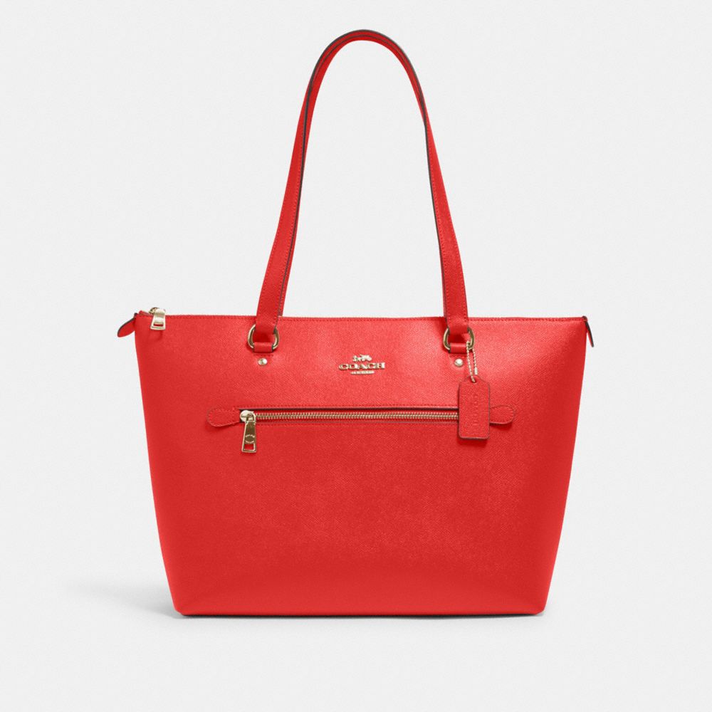 COACH 79608 Gallery Tote IM/MIAMI RED