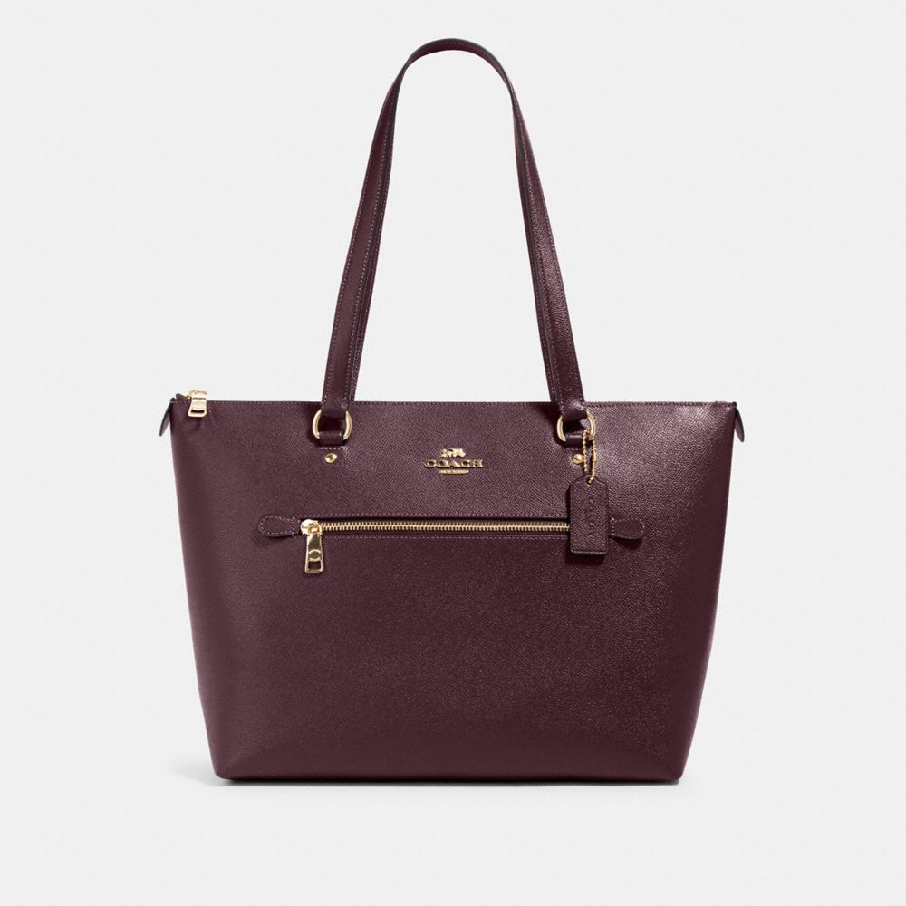 COACH 79608 Gallery Tote IM/RAISIN