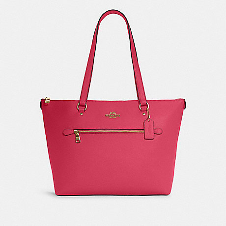 COACH Gallery Tote - GOLD/BOLD PINK - 79608