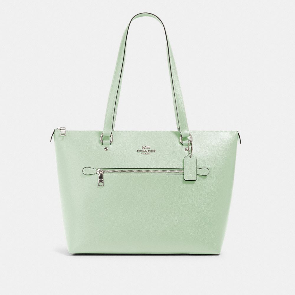 COACH 79608 Gallery Tote SV/PALE GREEN