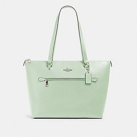 COACH GALLERY TOTE - SV/PALE GREEN - 79608