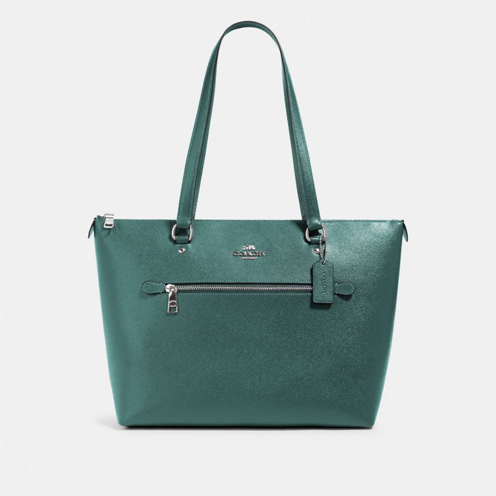 GALLERY TOTE - 79608 - SV/DARK TURQUOISE