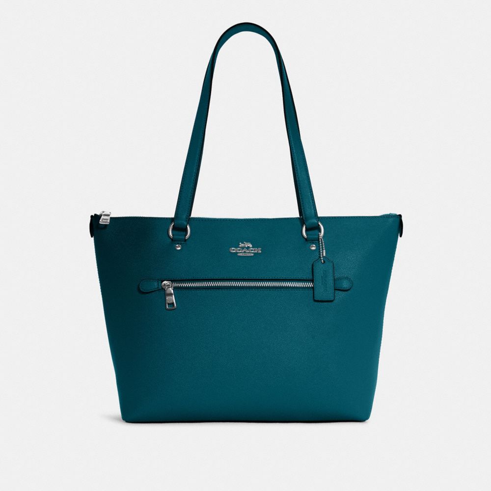 COACH 79608 Gallery Tote SV/DEEP TURQUOISE