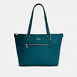 COACH 79608 Gallery Tote SV/DEEP TURQUOISE