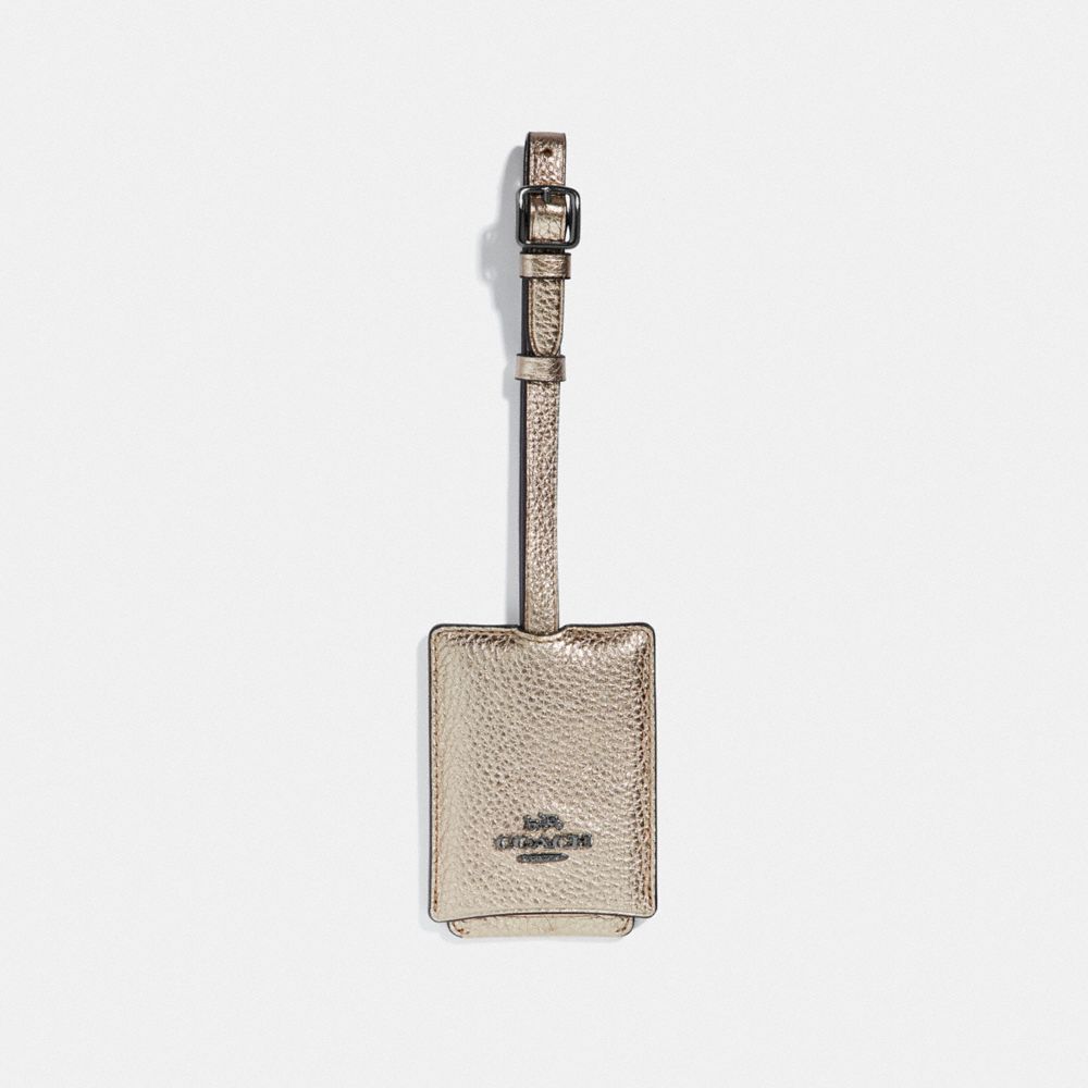 LUGGAGE TAG - GM/PLATINUM - COACH 79687