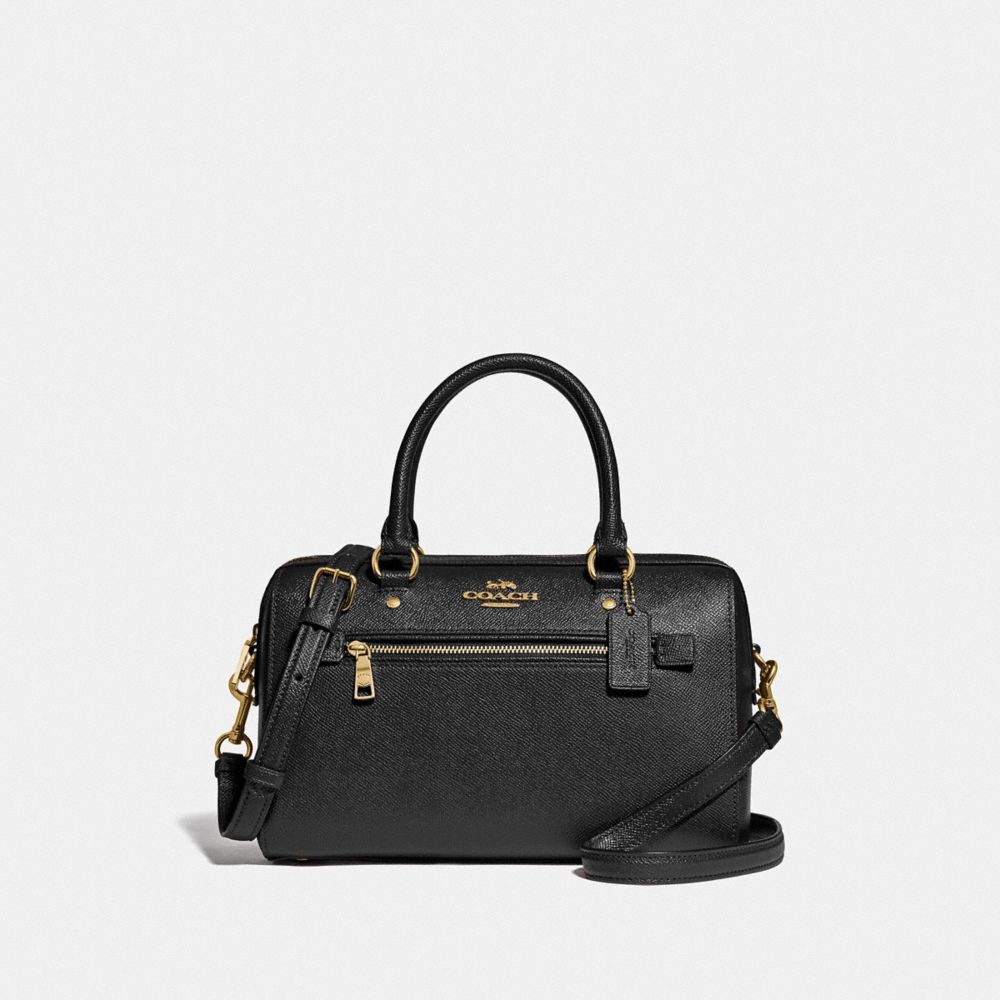 COACH 79946 Rowan Satchel Gold/Black