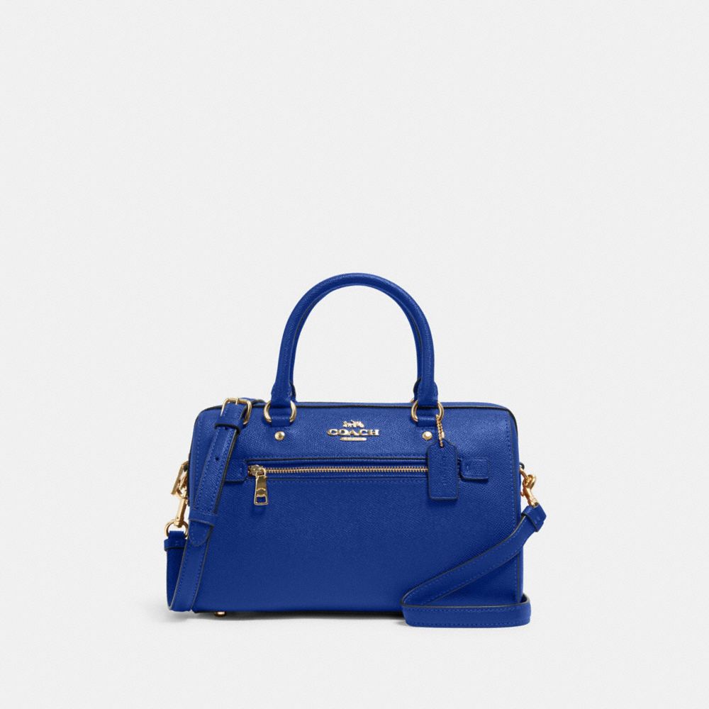 COACH 79946 - Rowan Satchel GOLD/SPORT BLUE