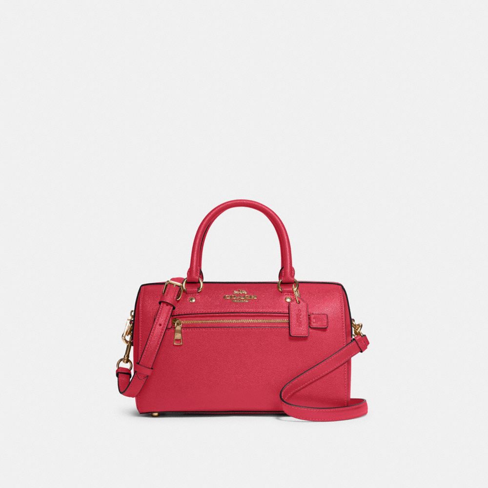 COACH 79946 ROWAN SATCHEL IM/ELECTRIC PINK