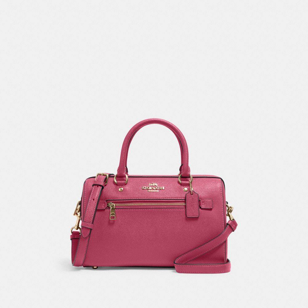 COACH 79946 ROWAN SATCHEL IM/BRIGHT VIOLET