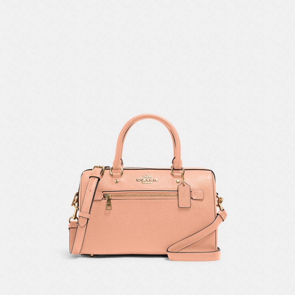 COACH Rowan Satchel - GOLD/FADED BLUSH - 79946