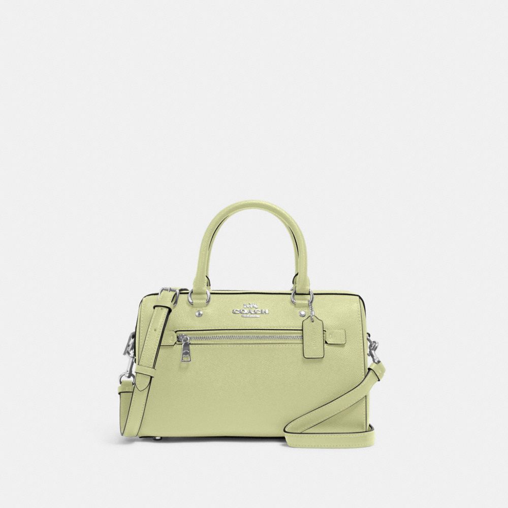 COACH 79946 Rowan Satchel SV/Pale Lime