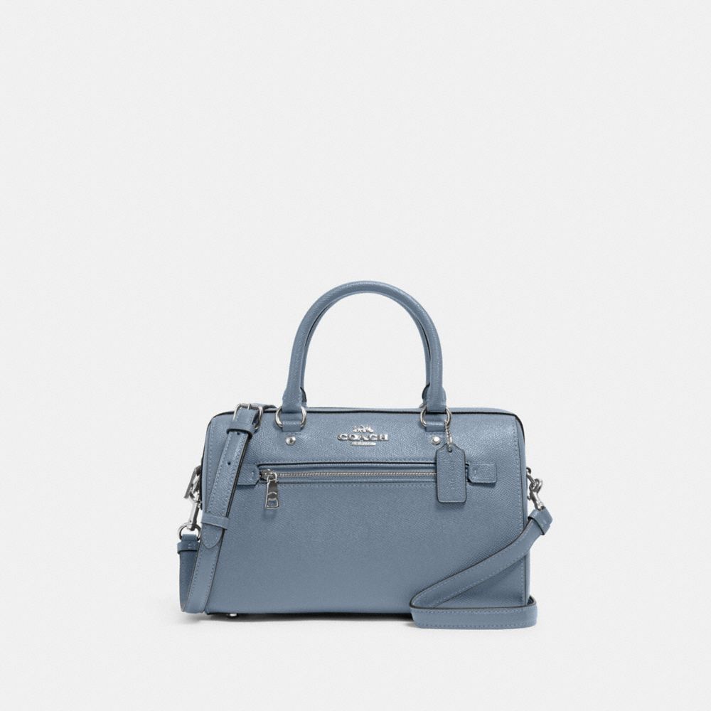 Rowan Satchel - 79946 - SILVER/MARBLE BLUE