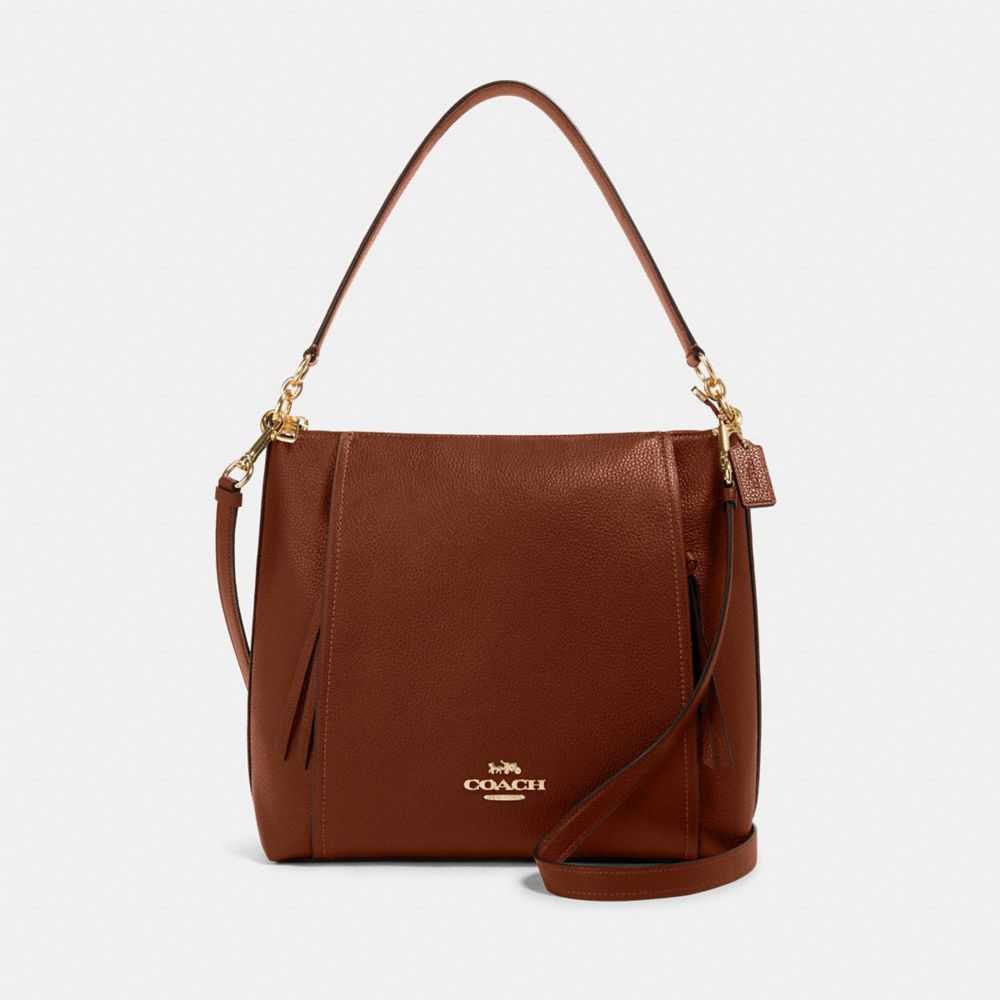 COACH 79994 Marlon Hobo IM/REDWOOD