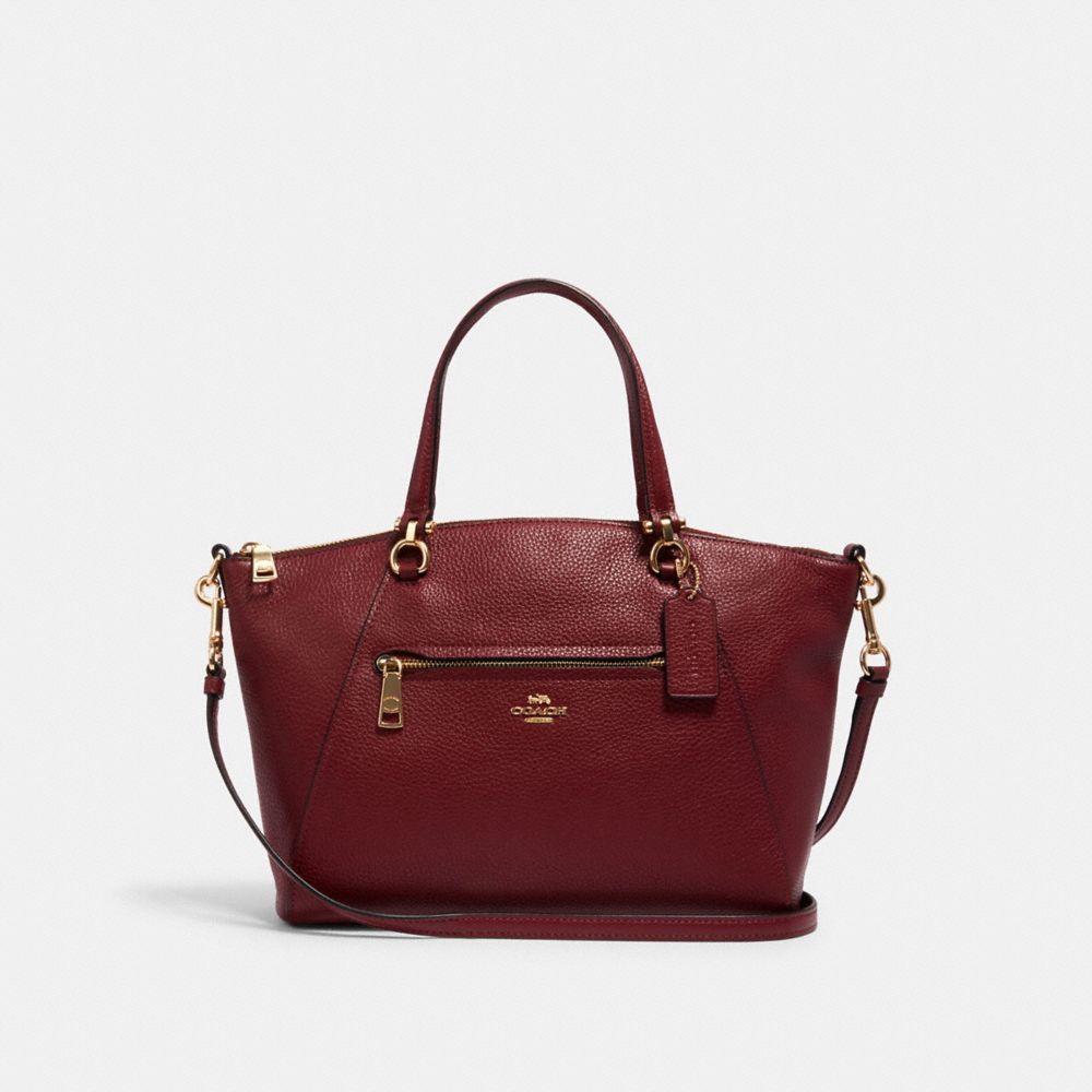 PRAIRIE SATCHEL - 79997 - IM/DEEP RED