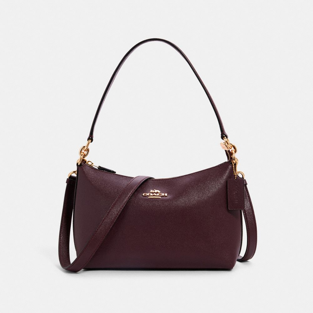 COACH LEWIS SHOULDER BAG - IM/RAISIN - 80058