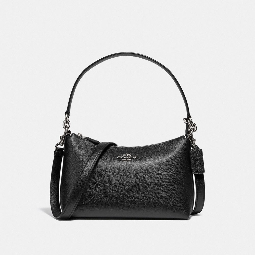 LEWIS SHOULDER BAG - SV/BLACK - COACH 80058