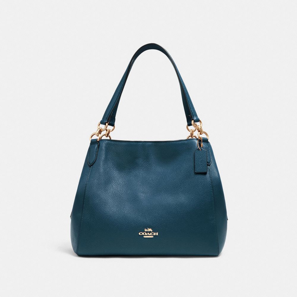 HALLIE SHOULDER BAG - 80268 - IM/PEACOCK