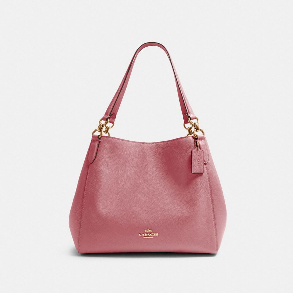 COACH 80268 HALLIE SHOULDER BAG IM/ROSE